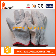 Cow Split Leather Driver Gloves CE (DLD310)